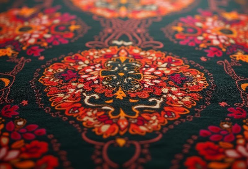 Example of a unique custom textile design