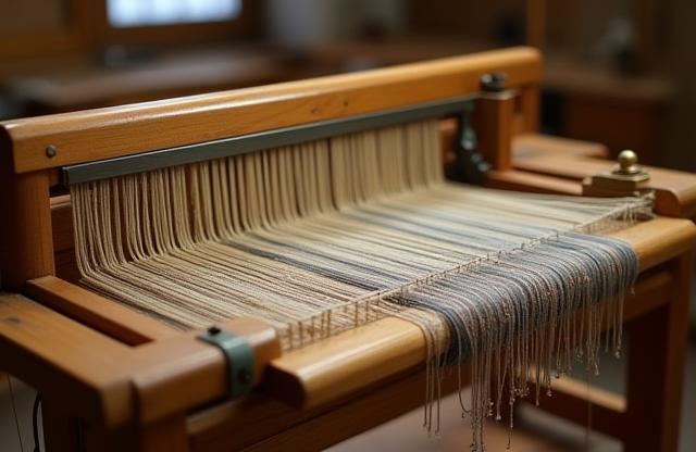 Traditional loom used for obi weaving